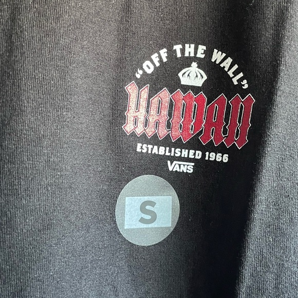 VANS MENS ROYAL HAWAII SHORT SLEEVE TEE - black - Picture 8 of 11